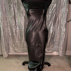 PrettyLittleThing Pleather Dress